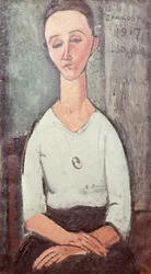 Porträtt av Madame Chakowska, 1917